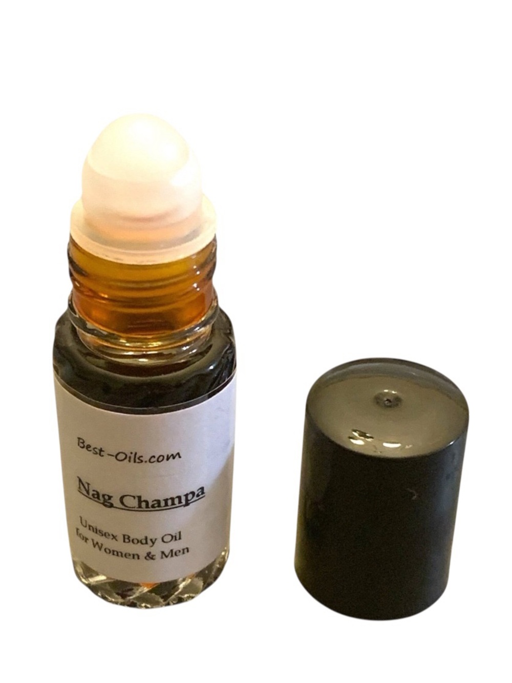 Nag Champa Unisex 1/6oz Roll on Uncut Concentrated Body Oil Bottle